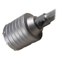 Broca Pasamuros SDS, Sacabocado para Concreto de 65mm con Extensión de 220mm