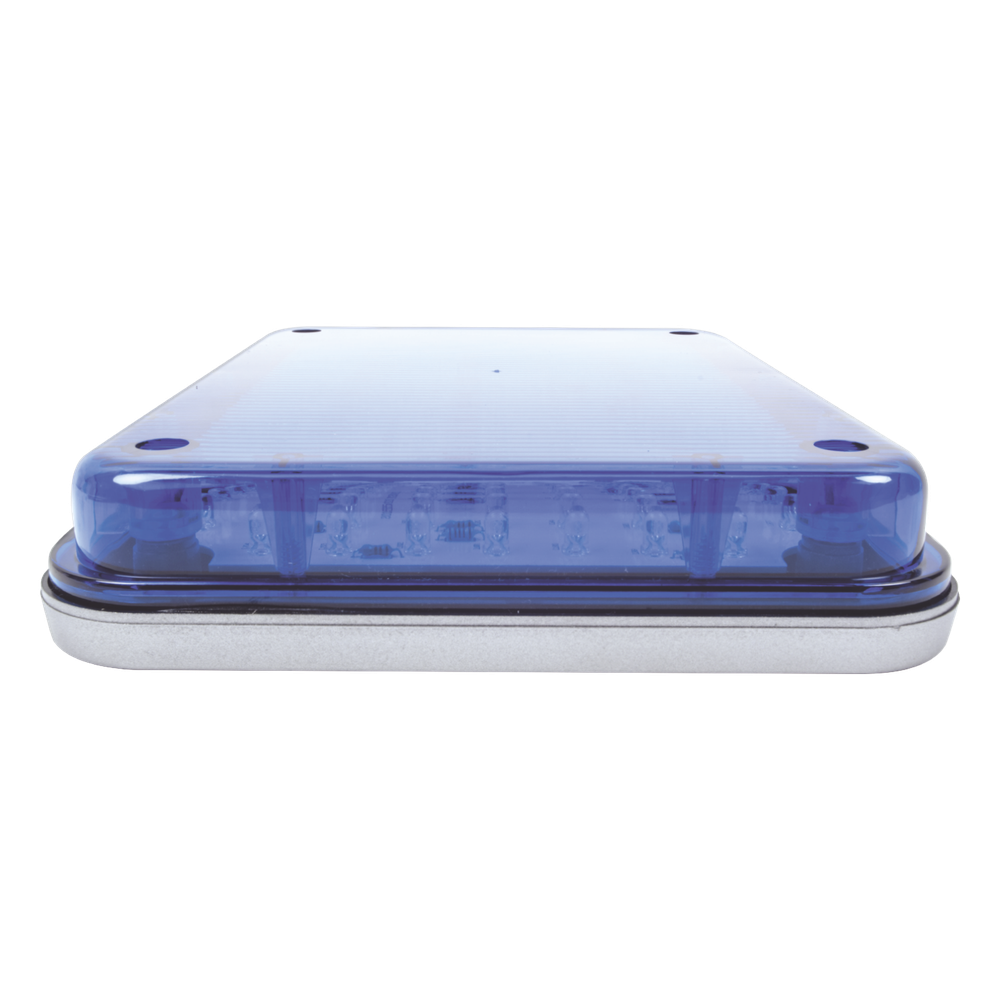 Luz de advertencia de 9x7", Color Azul, Ideal para Ambulancias