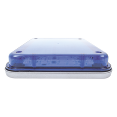 Luz de advertencia de 9x7", Color Azul, Ideal para Ambulancias