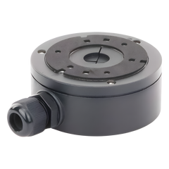 Caja de Conexión de Metal Color Negro / Exterior IP66 / Compatible con DS-2CD1043G2-LIUF/BLACK & DS-2CD2043G2-I(U)(BLACK)