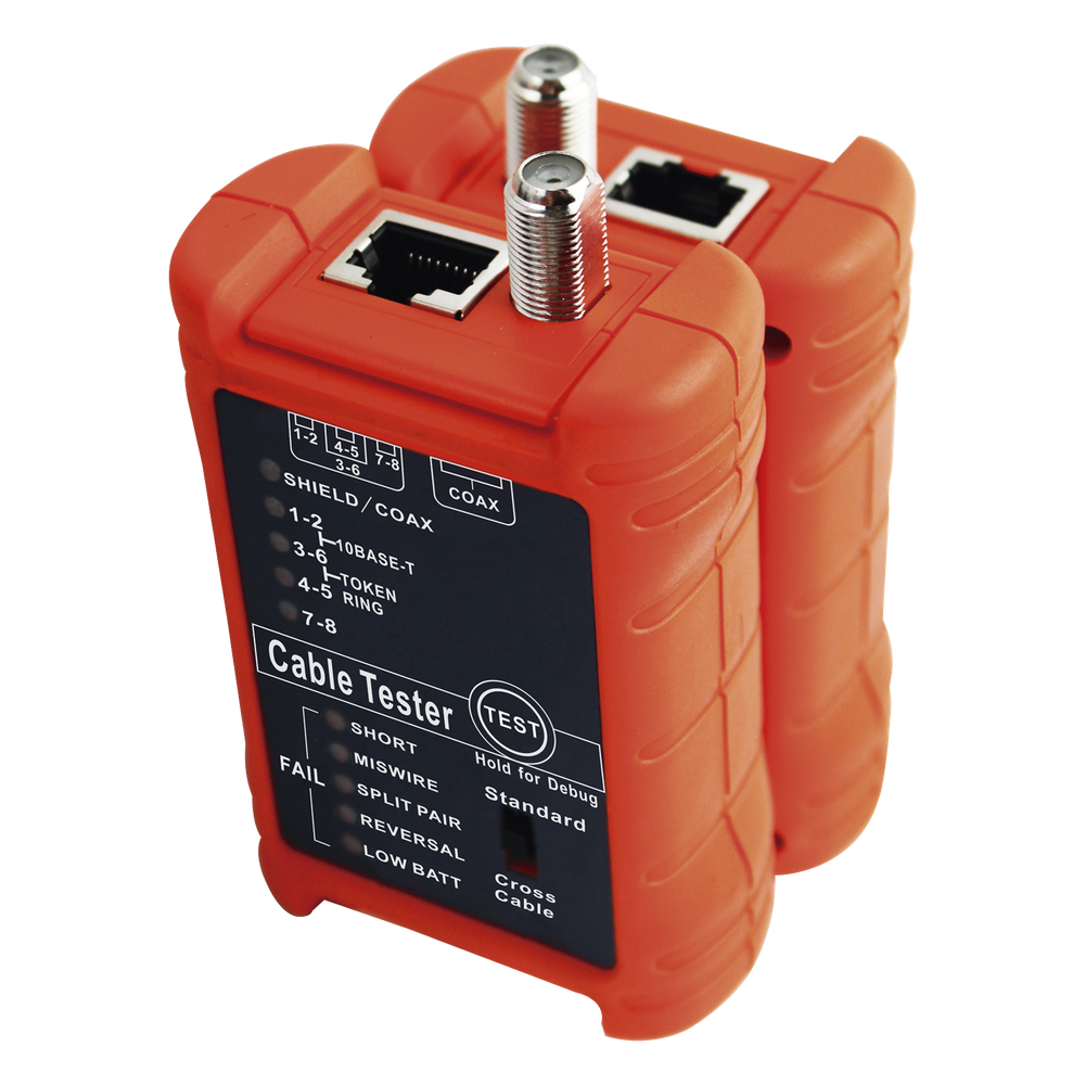 Tester Profesional para Mapeo de Cables de Red/Coaxiales