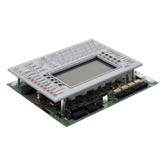 Unidad central de procesamiento con pantalla LCD de 640 caracteres y teclado QWERTY, en español, para panel de detección de incendio NFS2-3030