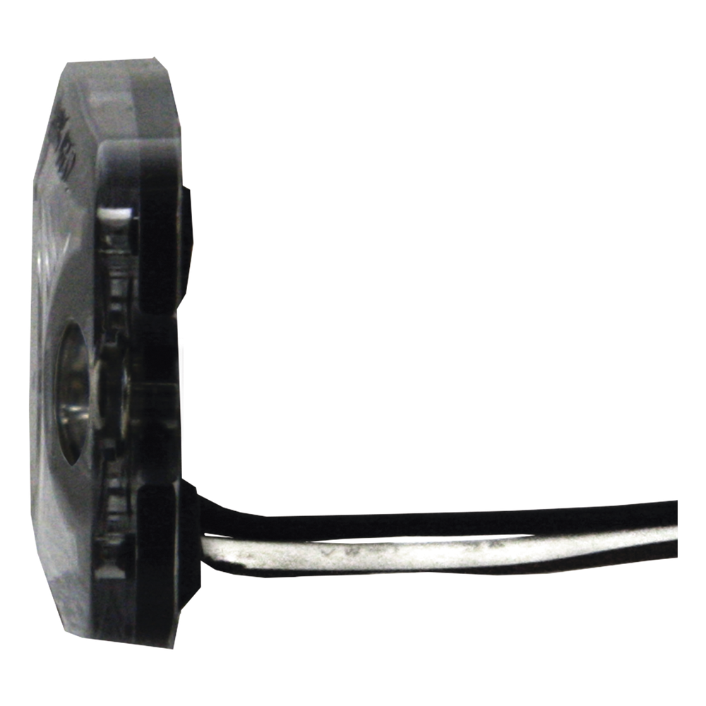 Luz Auxiliar de 4 LED, Ambar, Lente Transparente, SAE