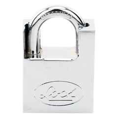 Candado de acero con Guarda Anti Palanca/ Acabado en Cromo Satinado / Doble Cerrojo / Medida 40 mm/ Nivel de seguridad 7/ 4 Llaves Abloy.