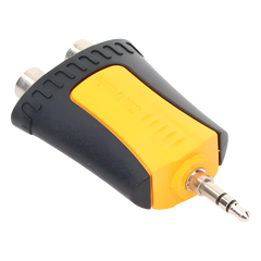 Conector Estéreo | 3.5 mm - 2 x conector Hembra RCA | Adaptador de Carcasa de Plástico