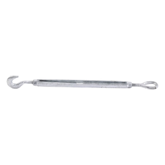 Tensor de 1/2" x 12" Acero Forjado OJO-GANCHO Galv. Inmersión en Caliente (Carga Max. 1500 lbs).