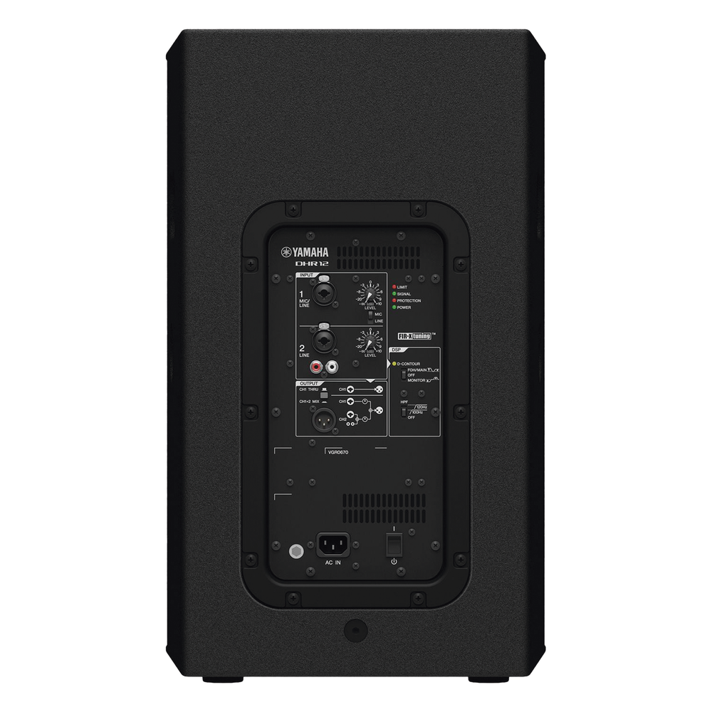 Altavoz Amplificado 12 in | Potencia: 1000w | Amplificacion Clase-D | Hecho en Madera | Para aplicaciones de Instalacion y Refuerzo Sonoro