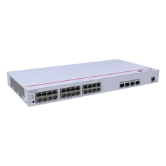 Switch de Distribución/Core Gigabit Administrable PoE Capa 3 / 24 puertos 10/100/1000 Mbps (PoE) / 4 Puertos 1GE SFP Uplink / ERPS / Rutas Estáticas / iStack / PoE Perpetuo / 400W / Administración Nube Gratis