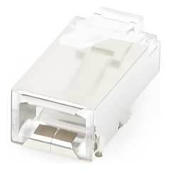 Conector RJ45 para Cable FTP/STP Categoría 5E - Blindado con Pin a Tierra