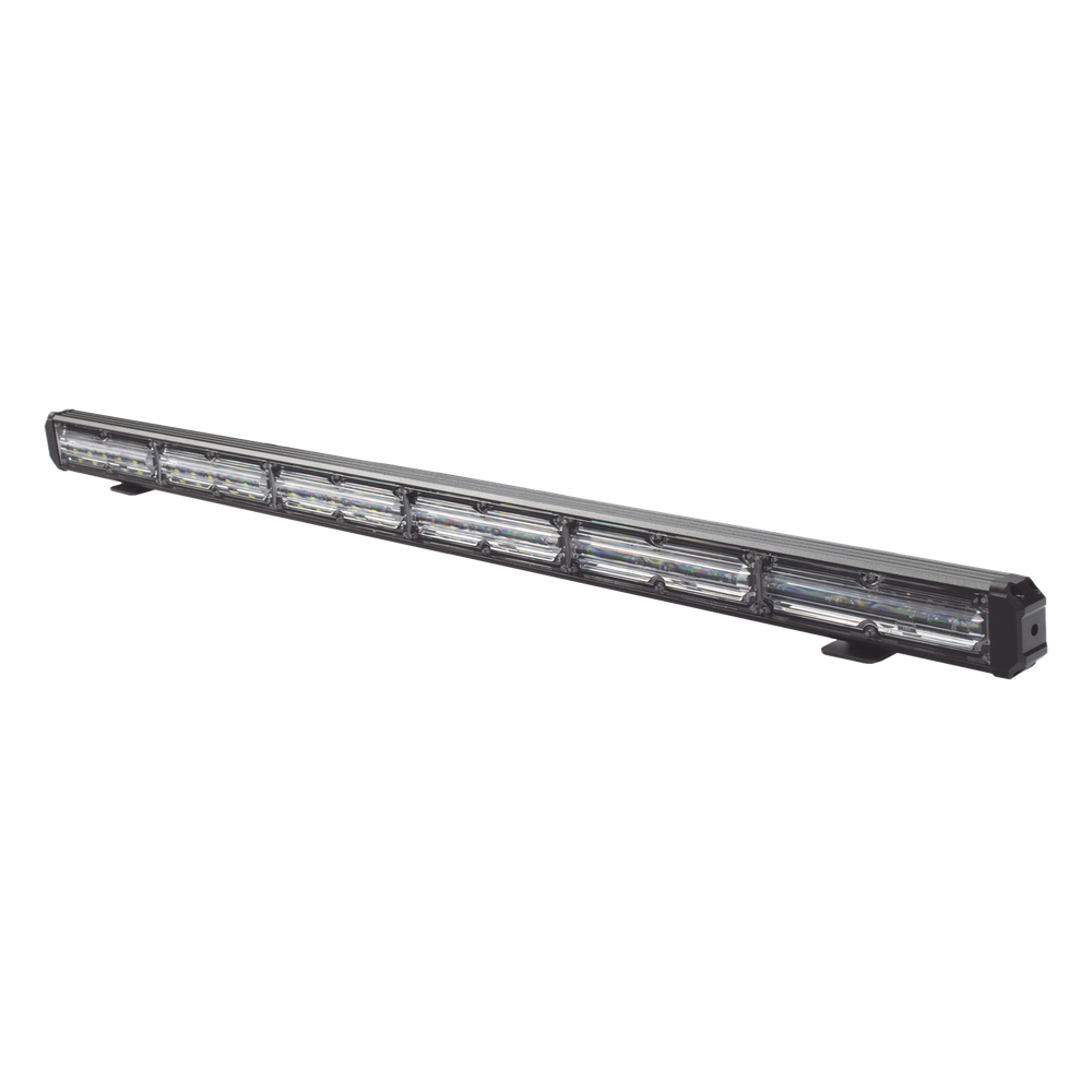Barra de luz de advertencia de 6 Módulos de 6 LED, 30 Pulgadas, Rojo / Azul