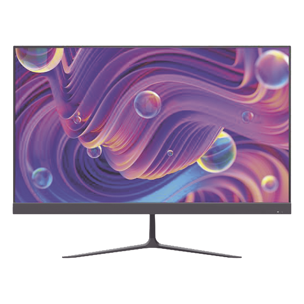 Monitor LED Full HD (1080p) de 23.8" / Ideal para CCTV, Oficina y Hogar / Entrada HDMI-VGA / Montaje VESA ( 75 X 75) / Uso 16/7 / Backlight E-LED / Ultra Delgado