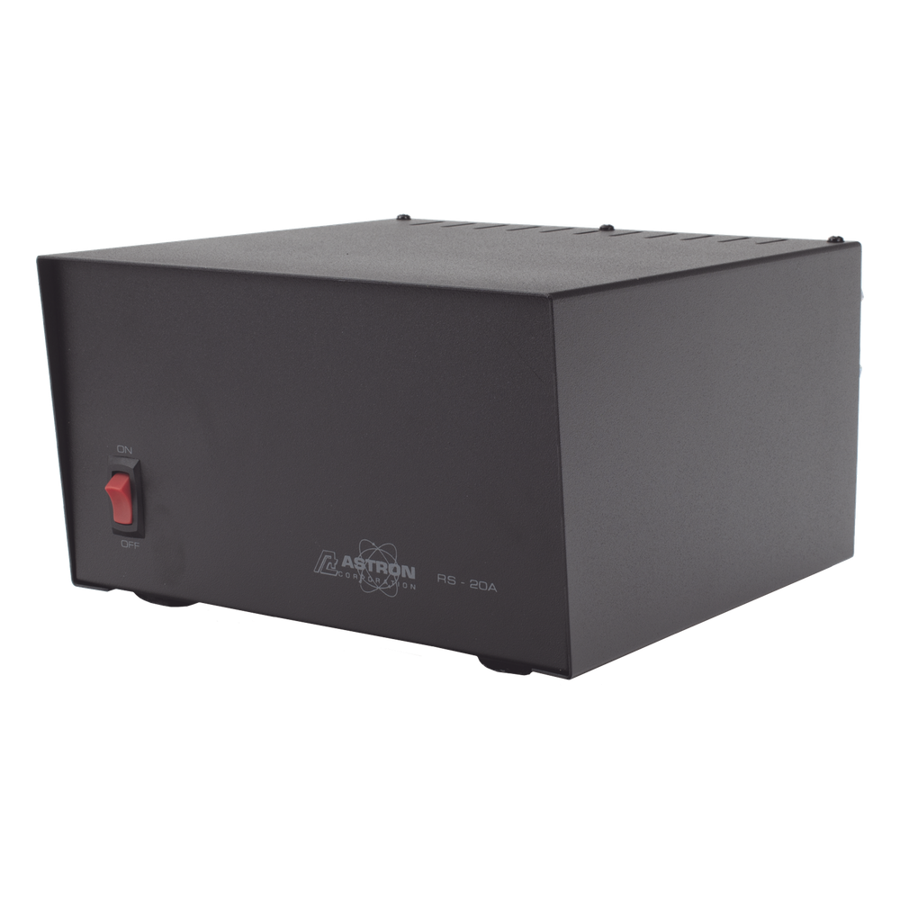 Fuente de Poder Lineal / 13.8 Vcc 20 A / Regulación Electrónica / Protección Sobrecarga / Disipador Térmico / Radios 50W