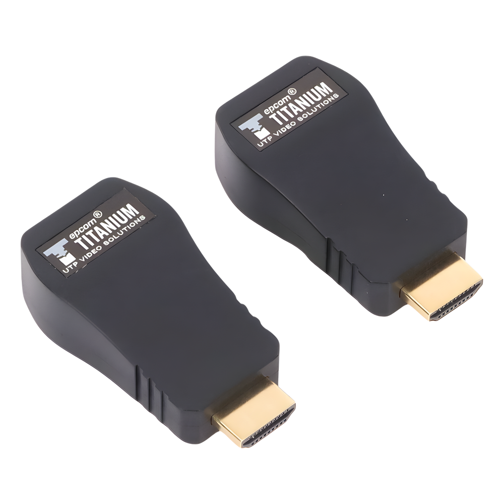 Kit Extensor 25m convertidor Señal HDMI a UTP (Cat5e/Cat 6)  / Calidad PREMIUM
