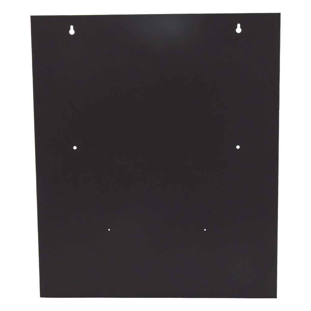 Gabinete metálico (backbox) de dos niveles para amplificadores y fuentes de alimentación / serie EQ ONYX de NOTIFIER / negro