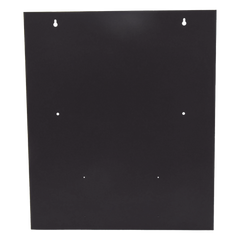 Gabinete metálico (backbox) de dos niveles para amplificadores y fuentes de alimentación / serie EQ ONYX de NOTIFIER / negro