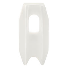 Aislador Blanco de Esquina para Cercos Eléctricos / 18 kV / Resinas Vírgenes / Resistencia 7.5-10.2 kg / Anti UV / 66 mm x 31.6 mm