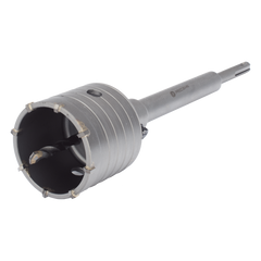 Broca Pasamuros SDS, Sacabocado para Concreto de 65mm con Extensión de 220mm