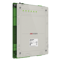Controlador de Acceso 1 Puerta Administrable en la Nube con Hik-Connect Teams / Interfaz Web / 2 Lectores de Huella o Tarjeta / 100,000 Tarjetas / 10,000 Huellas / Incluye Gabinete y Fuente de Alimentación 12v 4A / Soporta Batería de Respald