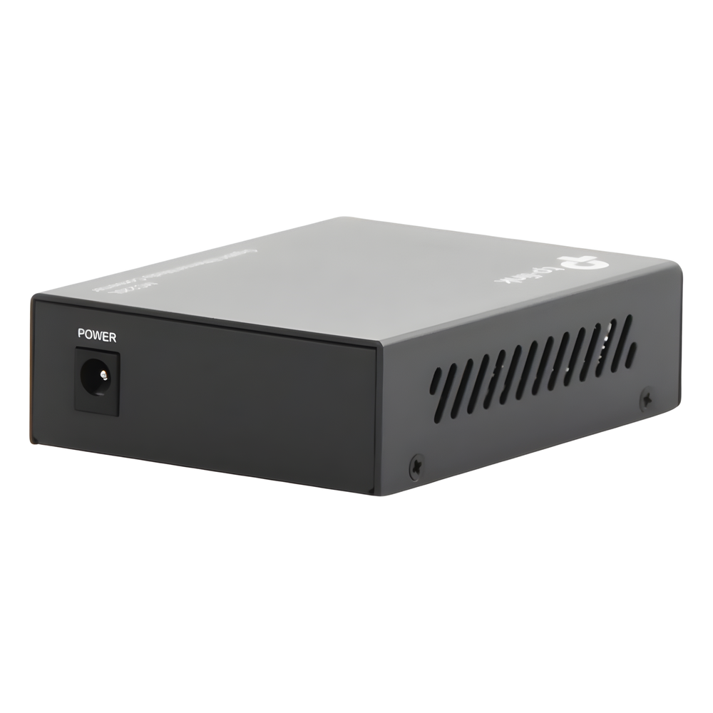 Convertidor Fibra Óptica Monomodo o Multimodo / 1 Puerto SFP 1000 Mbps / 1 Puerto RJ45 10/100/1000 Mbps / Plug and Play