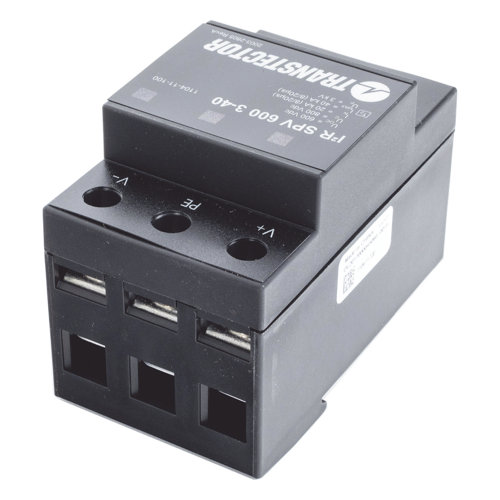 Supresor de Sobretensiones A 600 VDC Tipo 2 En Montaje DIN Rail (1104-11-100)