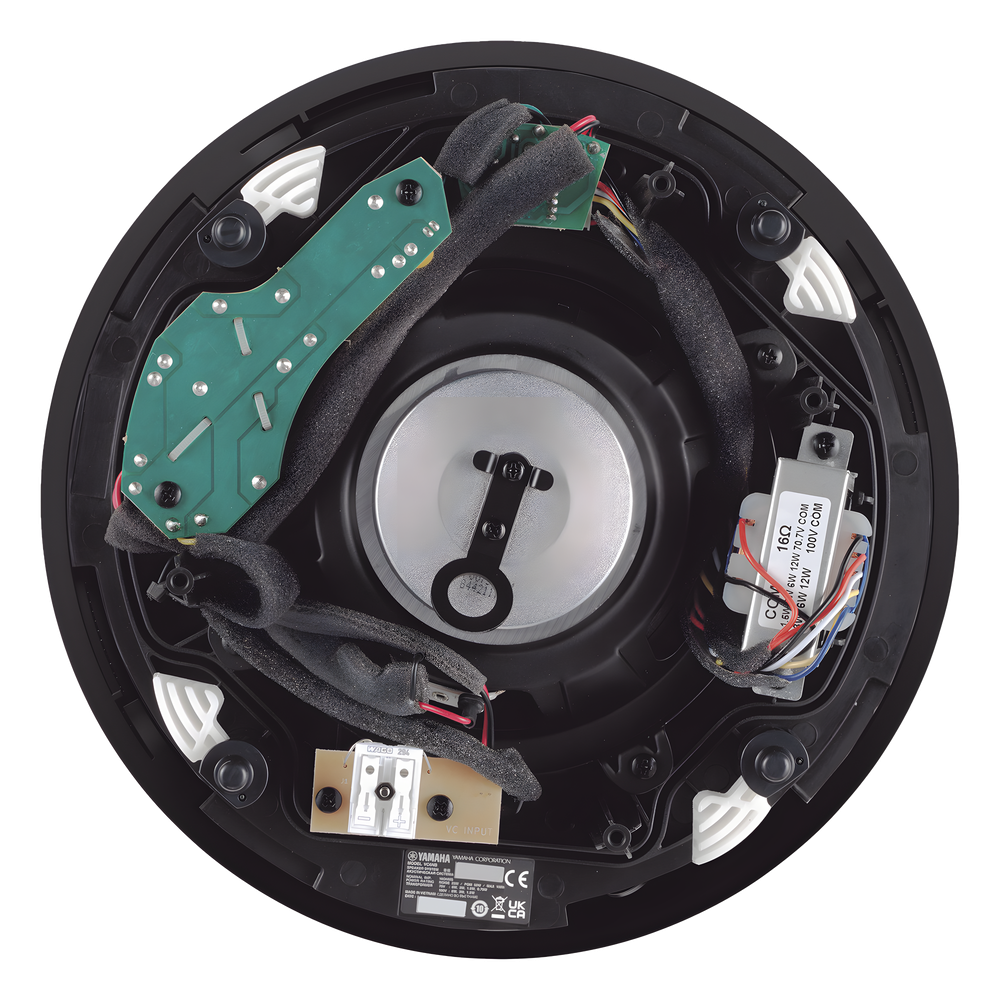 Altavoz 6.5'' | Montaje en Plafón | 16 ohms | 70/100V | 25W RMS | Sin Backbox | Blanco