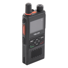 Radio PoC 4G LTE TELOX TE320 / Audio 3W con Cancelación de Ruido / IP67 Resistente a Agua y Polvo / Batería 4000 mAh (48 hrs) / Doble SIM LTE Global / Pantalla 2" / Compatible TASSTA y NXRadio
