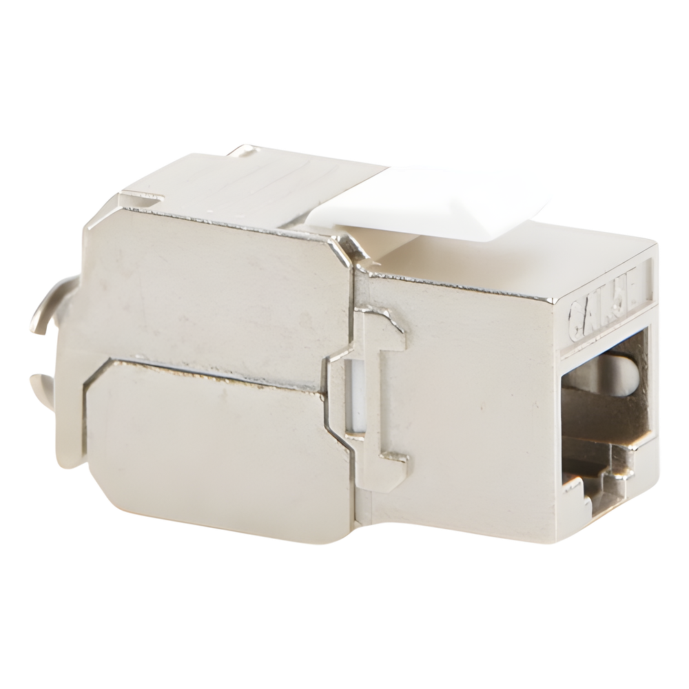 Módulo Jack Keystone Cat5e Blindado (STP) sin Herramienta (Toolless)