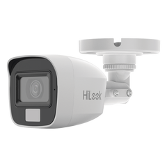 [Dual Light + ColorVu] Bala TURBOHD 3K megapixel / 20 mts IR + 20 mts luz blanca / Lente 2.8 (105° de Visión) / Exterior IP66 / Audio por Coaxitron / TVI-AHD-CVI-CVBS / Metal  / Smart-Hybrid light