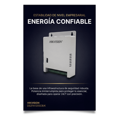 Fuente de Poder Regulada 12 Vcc / 13.5 Vcc / 15 Vcc para 8 Cámaras / 8 Amperes (1 Amp por Salida) / Voltaje de Entrada 90 - 130 VCA / Filtro de Ruido para Cámaras 4K / Modo para Largas Distancias