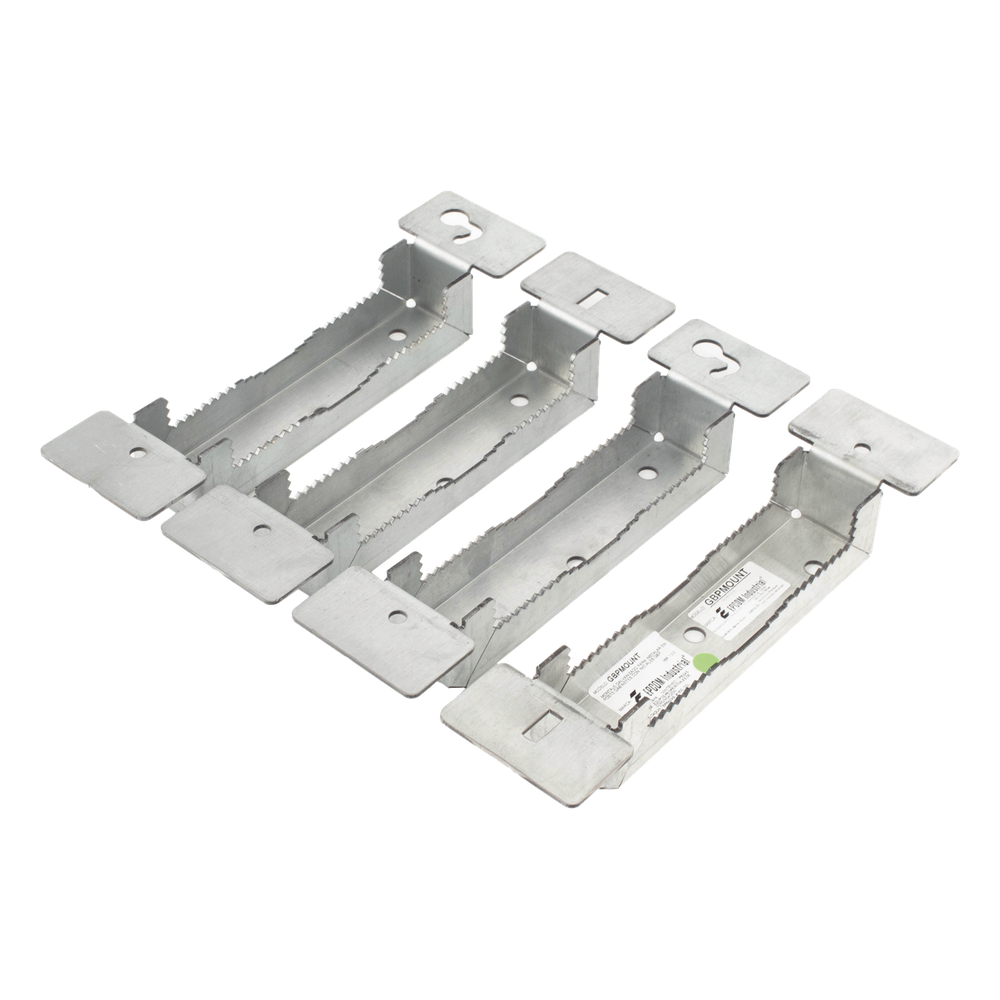 Montaje Galvanizado para Instalar en Poste  Gabinetes con Iniciales GBP
