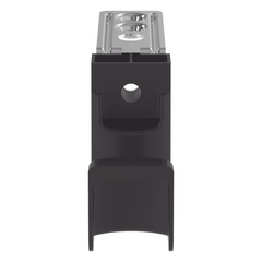Sujetador STRONGHOLD tipo J (J-Hook), Con Soporte para Montaje en Techo, Para 8 Cables Cat6, Nylon 6.6, Color Negro, Paquete de 50 Piezas