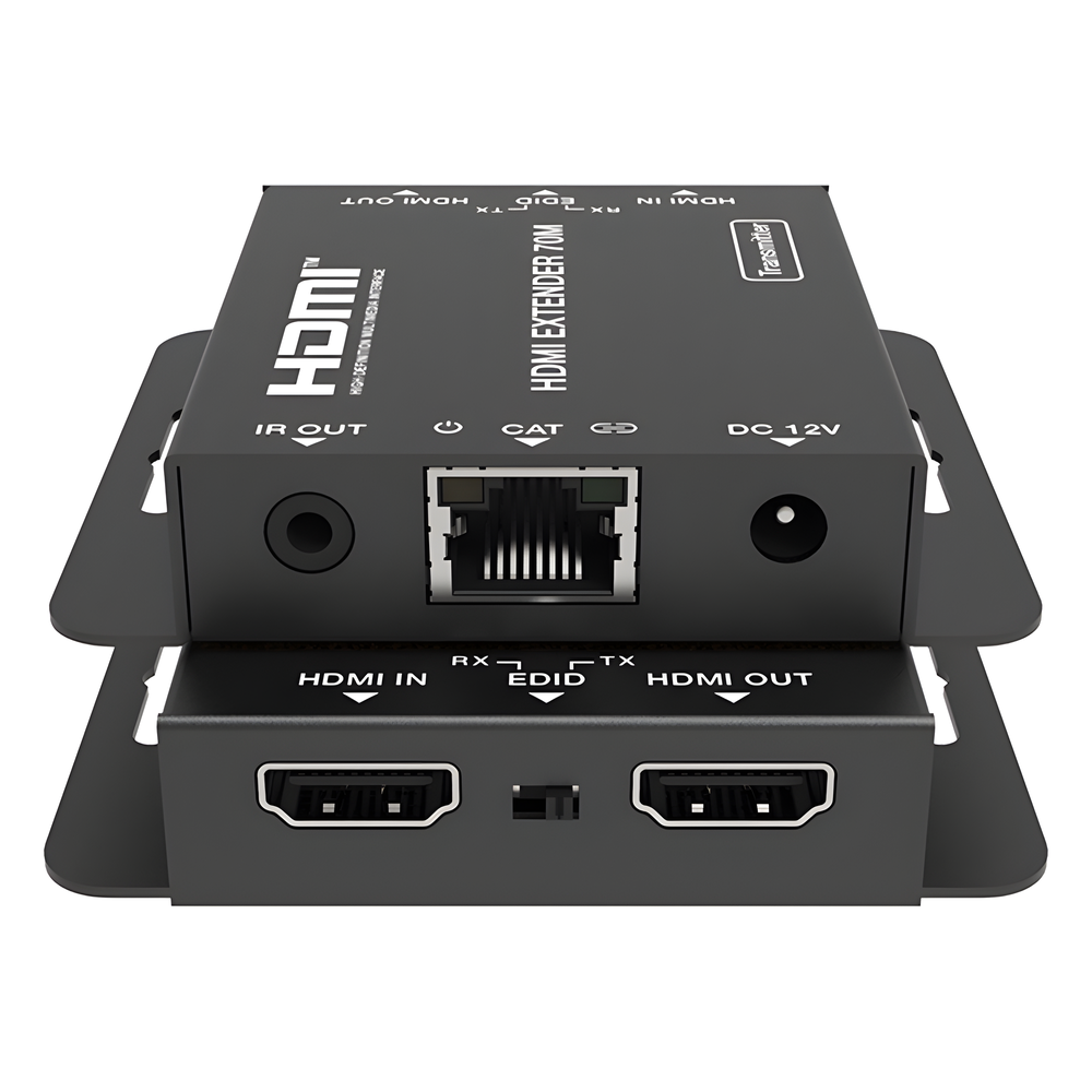Kit Extensor HDMI | 4K2K@40m | 1080p@70m | Cat5e/Cat6 | Soporte PoC | HDMI Loop | Transmisión IR