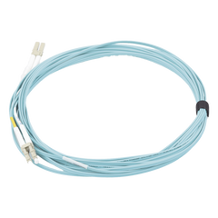 Jumper de Fibra Óptica Multimodo 50/125 XGLO OM3, LC-LC Duplex, OFNR, Color Aqua, 7 Metros (22.97 Pies)