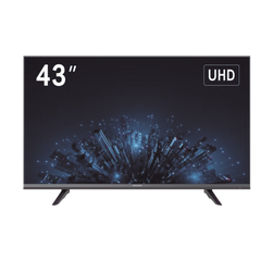Monitor LED 4K de 43" / Ideal para Oficina y Hogar / Uso 24-7 / Entrada HDMI / Compatible con Montaje VESA (200 X 200) / Bocinas Integradas