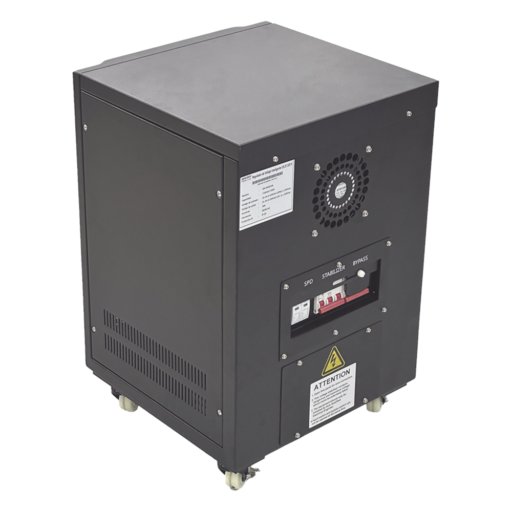 Regulador de Voltaje Industrial Monofásico Ferrorresonante 5 kVA/5 kW 120 V / Entrada 96-144 Vca / Salida 117.6- 122.4 Vca