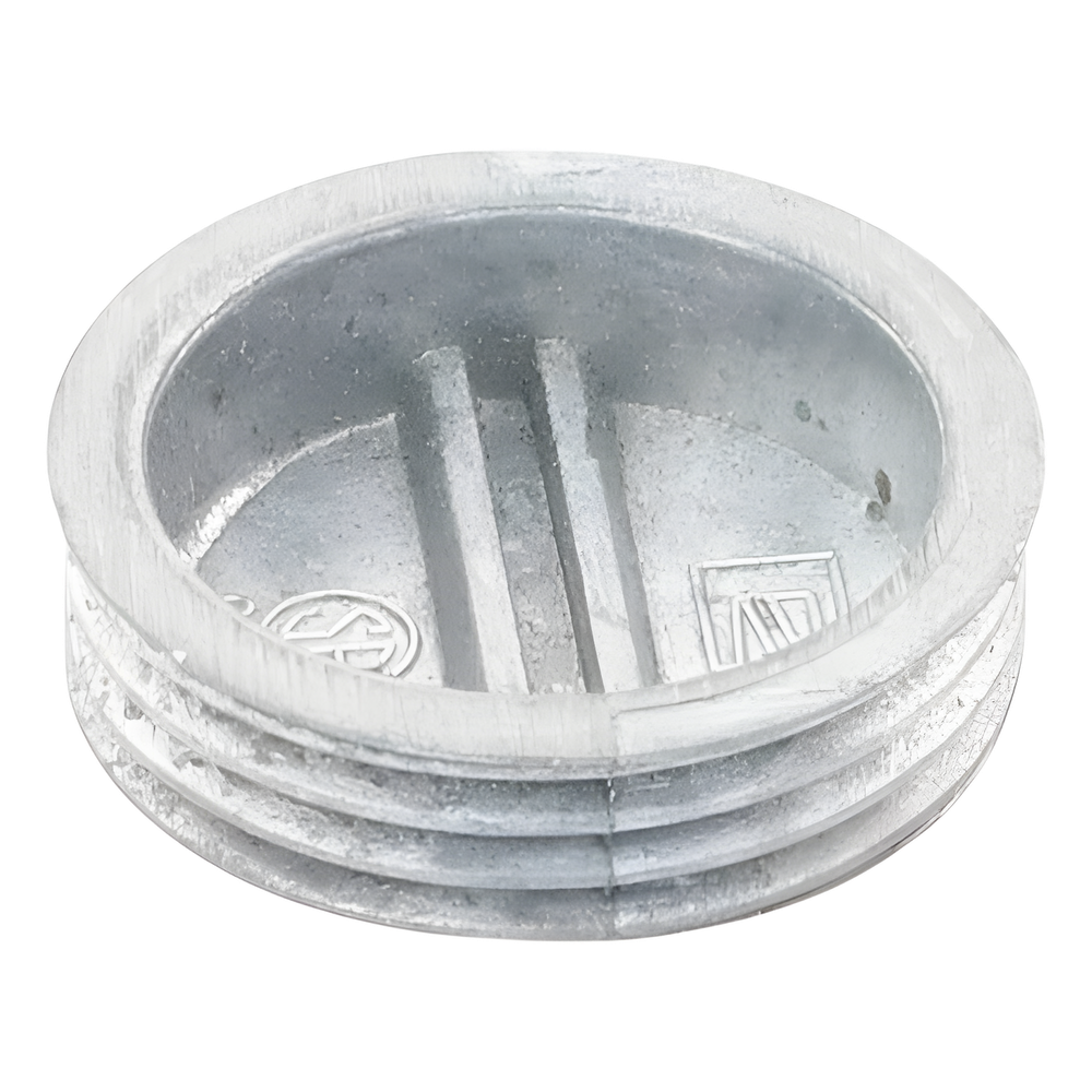 Tapón roscado de 3/4" para caja cuadrada a prueba de intemperie.