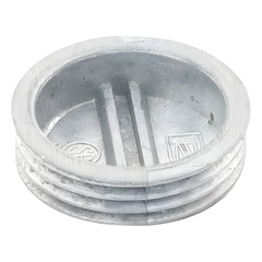 Tapón roscado de 3/4" para caja cuadrada a prueba de intemperie.
