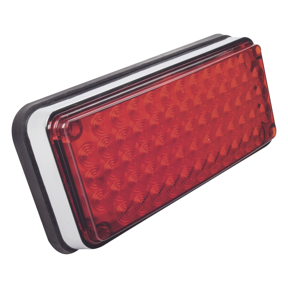 Luz de Advertencia de 7X3", Color Rojo, Ideal para Ambulancias
