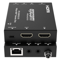 Extensor HDMI 4K@60Hz | PoC Bidireccional | HDR y Dolby Vision | Transmisión hasta 70m por CAT6 | Extractor Audio ARC Solo RX