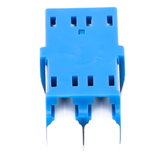 Módulo Acoplador de Fibra Óptica Duplex LC a LC Compatible con Fibra Monomodo, para Placas LP-FO-D12