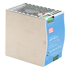 Fuente de poder industrial para riel DIN / 480W / 24Vcc / 20A / Entrada: 100-240Vca