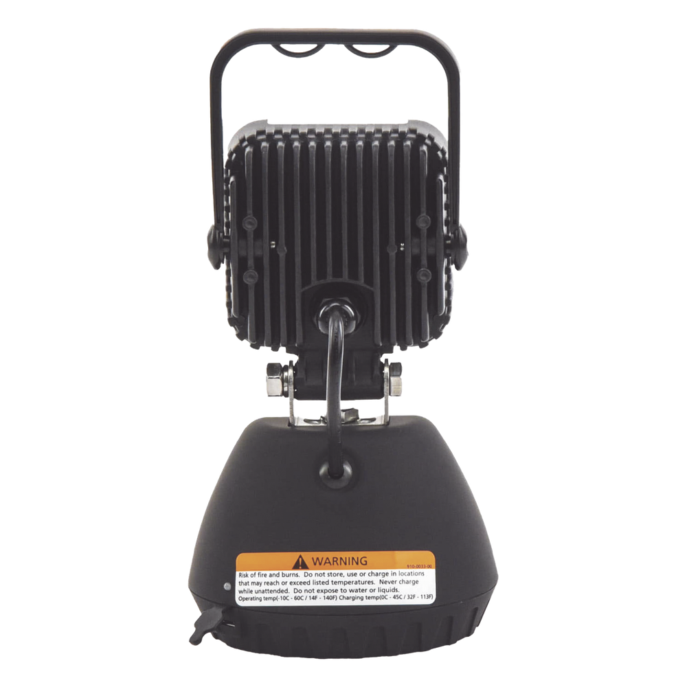 Luz de Trabajo Recargable de 5 LED, 650 Lumenes, Color Negro, Base Magnetica