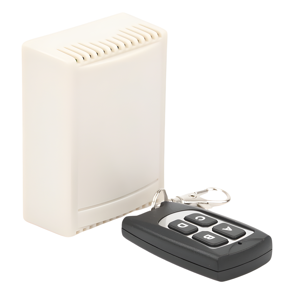 Receptor con Control Remoto de 4 Canales / Soporta 40 Transmisores
