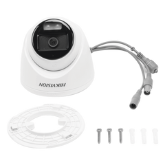 [ColorVu] Turret TURBOHD 3K (5 Megapixel) / Micrófono Integrado / Lente 3.6 mm / Imagen a Color 24/7 / 40 mts Luz Blanca / Exterior IP67 / dWDR / 4 Tecnologías