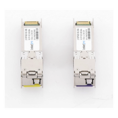 Transceptores Ópticos Bidireccionales SFP+ (Mini-Gbic) / Monomodo 1490 & 1550 nm / 10 Gbps / 10GBASE-BX / Conector LC/UPC Simplex / DDM / Hasta 100 km / 2 Piezas