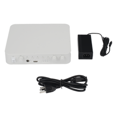 Amplificador | Bluetooth | 2 Canales con Control de volumen Independiente | 30 W por Canal | Salida 4-8 ohms x 2 | 100V COM x 2 | Una Zona | Música Ambiental