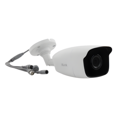 Bala TURBOHD 2 Megapíxeles (1080p) / Gran Angular 103º / Lente 2.8 mm / METAL / IR EXIR Inteligente 40 mts / Exterior IP66 / TVI-AHD-CVI-CVBS / dWDR