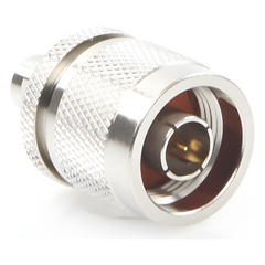 Adaptador en Línea de Conector SMA Macho a N Macho, Níquel/ Oro/ Teflón.