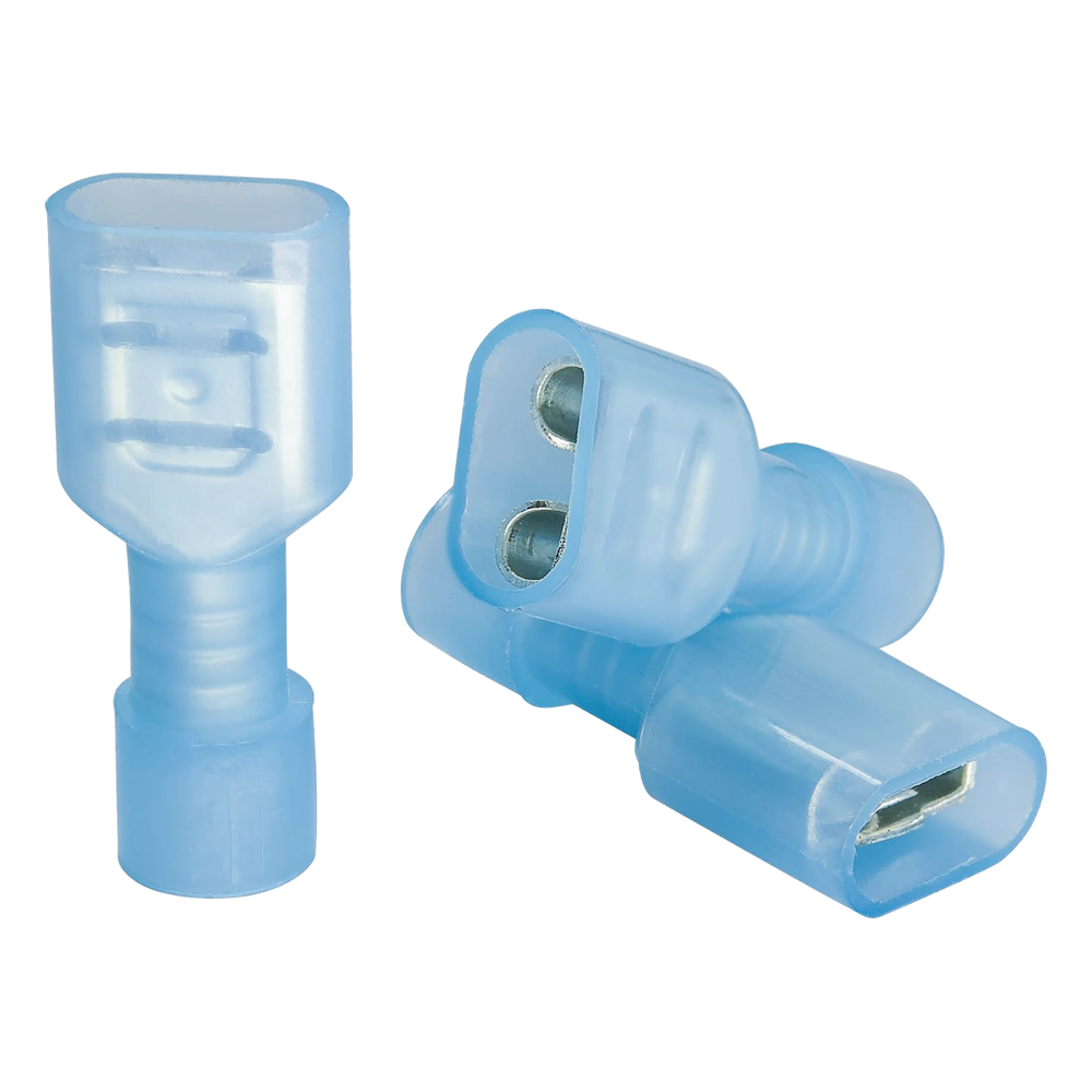 Terminal hembra aislada completa para cables 16 -14 AWG / Venta de bolsa en 25 piezas