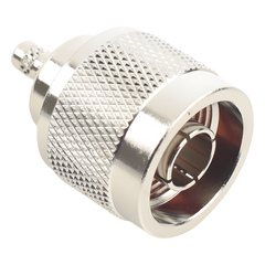 Conector N Macho Inverso de Anillo Plegable para cables RG-58/U, RG-142/U.
